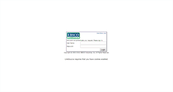 Desktop Screenshot of linksource.ebsco.com