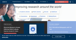 Desktop Screenshot of ebsco.com